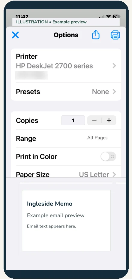 Whole iPhone view for step 10: Wait for the pages.